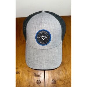 Calloway Snapback One Size Gray on Gray w/ front logo Ballcap Hat